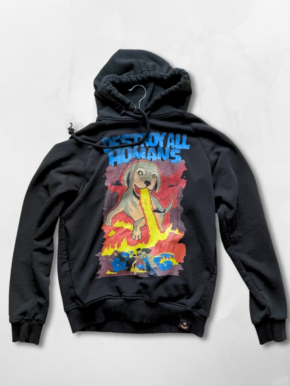 Destroy All Humans Graphic Hoodie, Black, Size XS-S